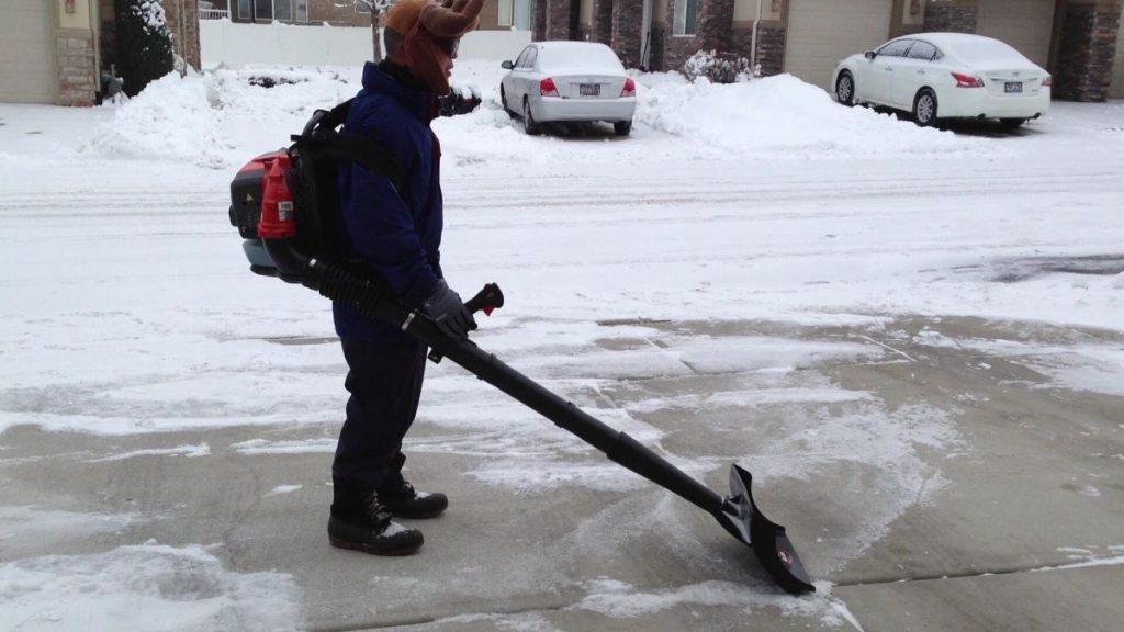 Is A Leaf Blower Good for Snow Removal?